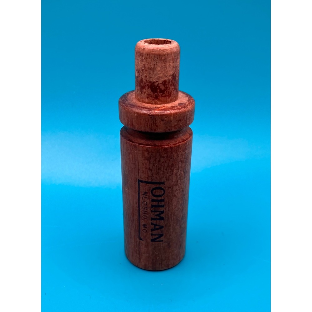 Lohman Game Duck Call Brown Vintage Wood Neosho MO Sporting Goods